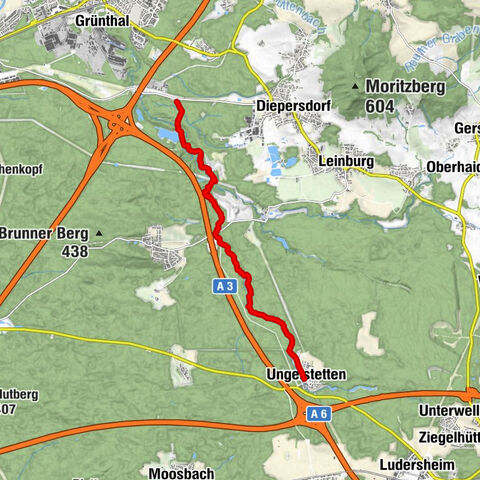 Vom Birkensee durch die Röthenbachklamm nach Ungelstetten