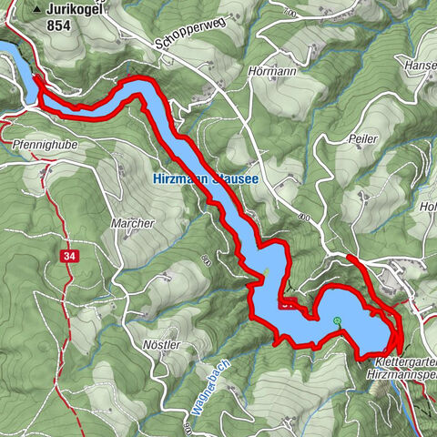 Rund um den Hirzmann-Stausee