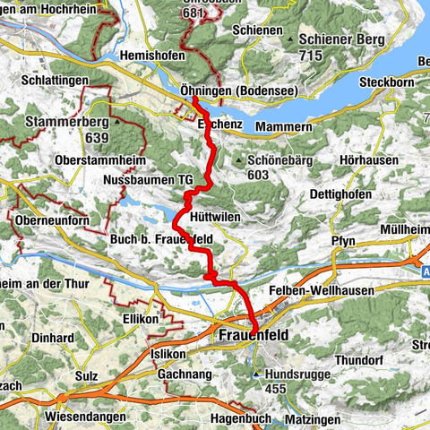 Frauenfeld - Stein am Rhein, Schweiz