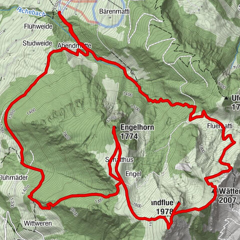 Stalden - Fulematti - Wätterlatte - Standflue - Engelhorn - Haaselewald - Stalden