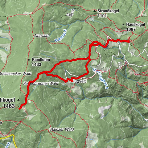 Hahnhofhütte - Reinischkogel - Klugveitl - Hahnhofhütte