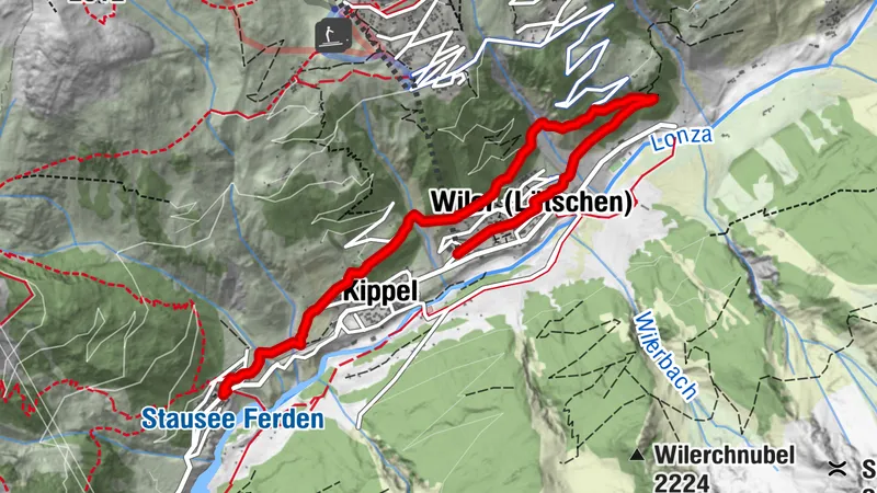 Mittelbergweg (Ferden - Wiler)