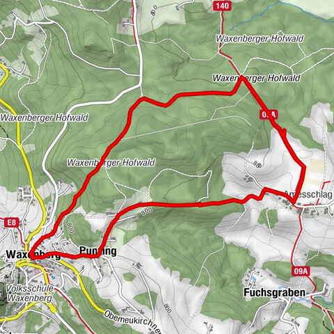 Atzmüller Hofwaldrunde, Waxenberg, Austria