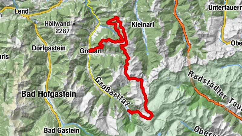 Großarl valley: 6-day hike along the eastern side of the Großarl valley