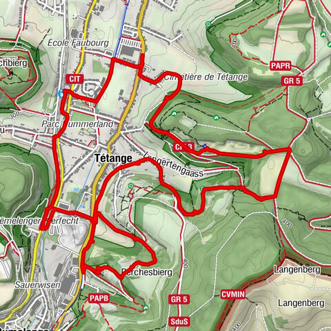 Tétange, Luxembourg Minettswee