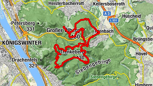 13-Gipfel-Tour im Siebengebirge