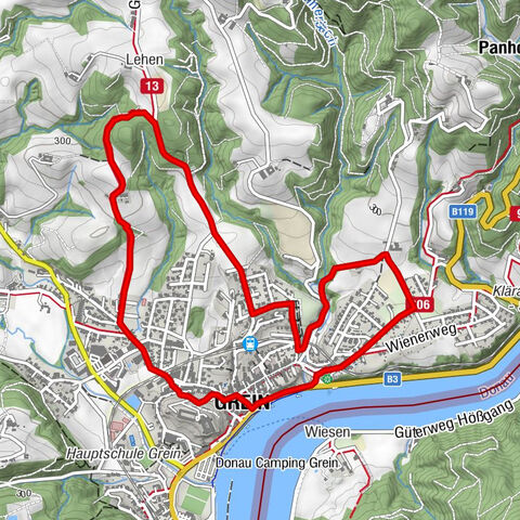 Grein: Grein Donaublick Loop