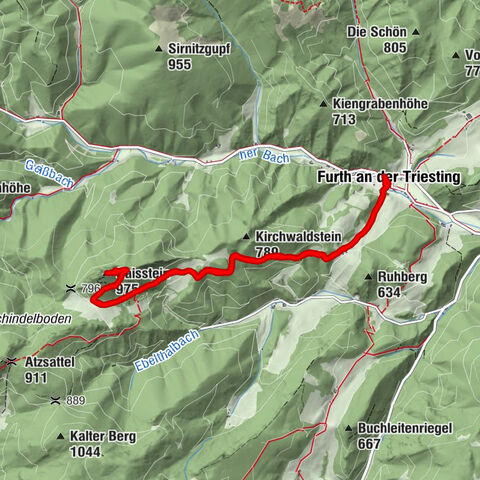 Gaisstein bei Furth an der Triesting, Österreich