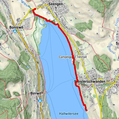 Lakeside path Seerose - Seengen