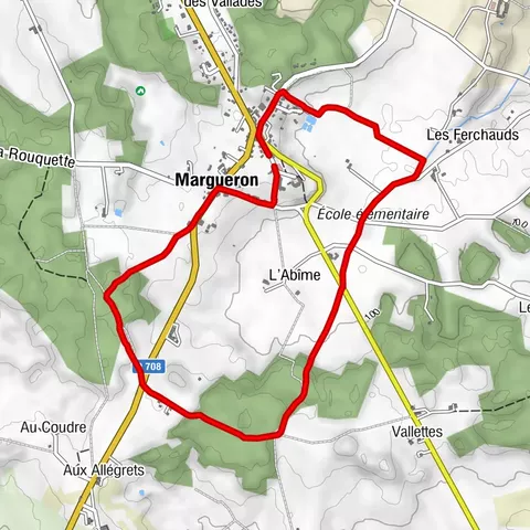 Circuit des bois de Margueron