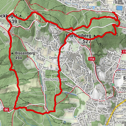 Bad Strassgang (Graz) - Sankt Florian (Florianikirche) - Gedersberg - Bockkogel