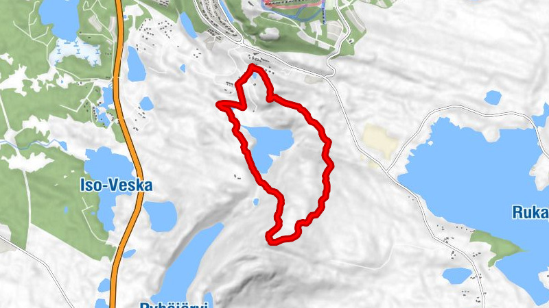 Pyhän jyssäys Snowshoe Trail 6 km, Valtavaara-Pyhävaara Nature Reserve