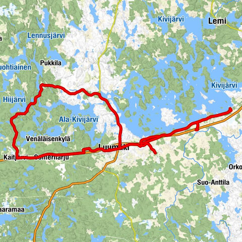 Itsenäisyydentie, Luumäki