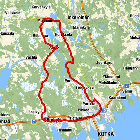 Kymijoki riverside scenic route