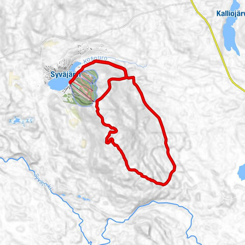 Pienenmäen route 12.6 km, Ukkohalla
