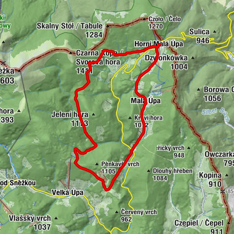 Bouda Jana - Mala Upa - Bouda Jana