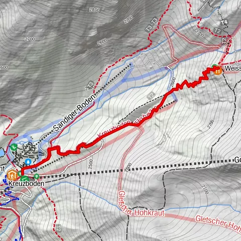 Animal Trail to Weissmieshütte