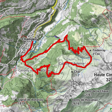 Circular hike to the Lacs d’Antème