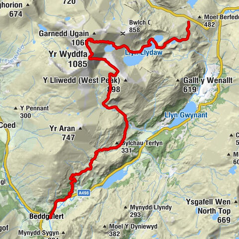 Pen-y-Pass – Snowdon – Beddgelert