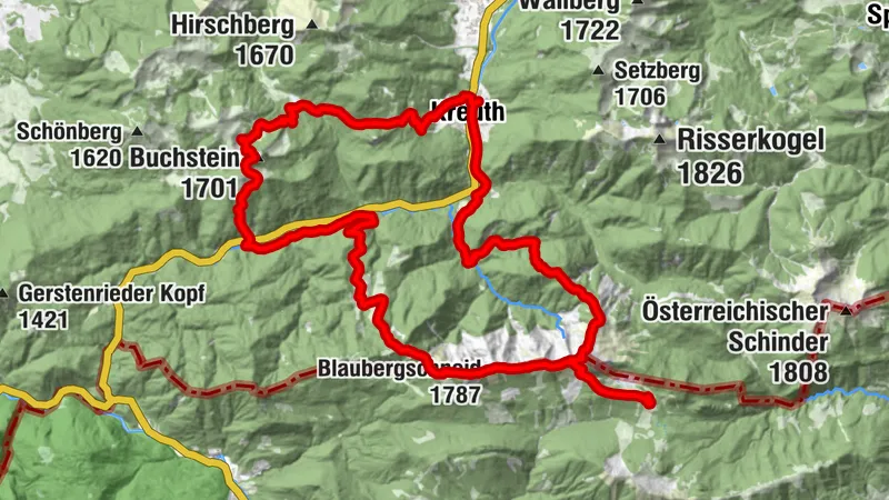 3-day hut route in the mountaineering village Kreuth