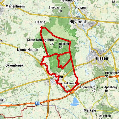 Sallandse heuvelrug, Haarle-Holten, /Nederland