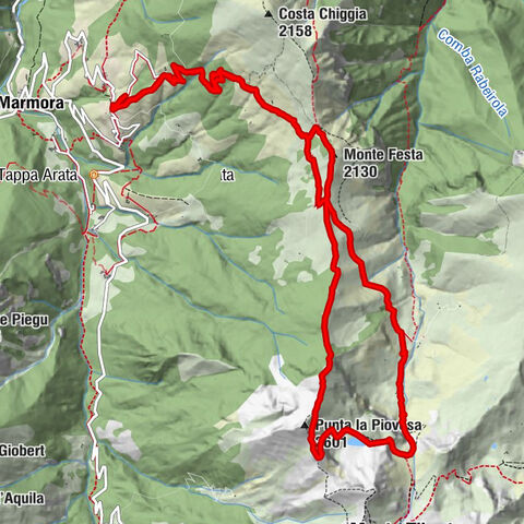 Anello Intersile lago tempesta punta piovosa
