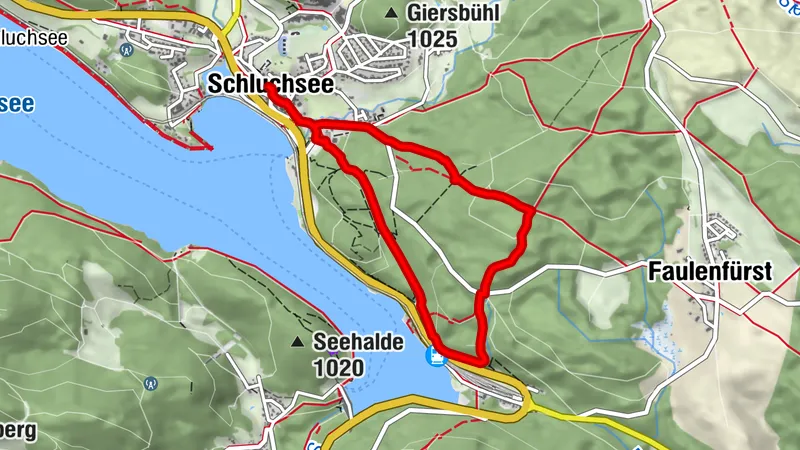 High-altitude climate trail - Schluchsee Wurzelpfad