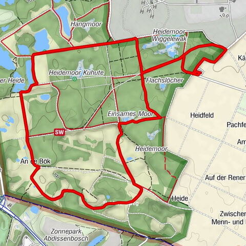 Teverner Heide-schöne Runde