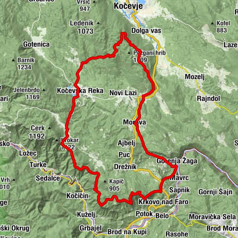 Kratka Kočevska pohodna pot