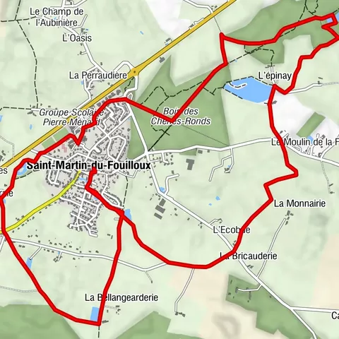 Walk around Saint-Martin-du-Fouilloux