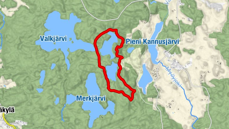 Portimon trails - Valklampi-Veiklampi route, Hamina