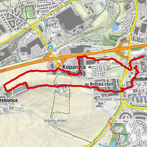 Prochazka  Stodulky až doTrebonic azpet