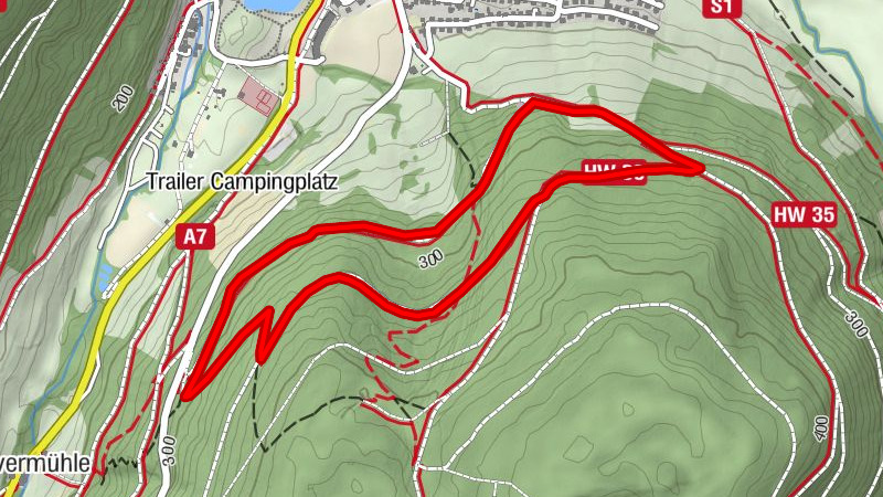 Rundwege des Naturparks Nr. 1 - Aussichts-Weg