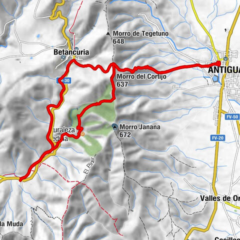 Antigua nach Betancuria nach Vega de Rio Palmas und zurück nach Antigua