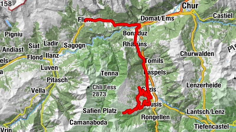 The secret climb to Tschappina