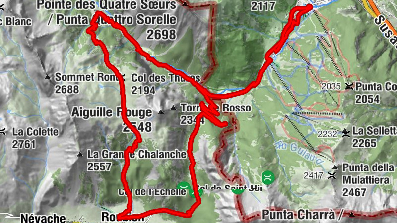 BARDONECCHIA Red Spire Loop