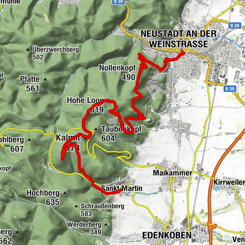 Palatinate Wine Route stage 05 Neustadt a. d. Weinstraße - St. Martin