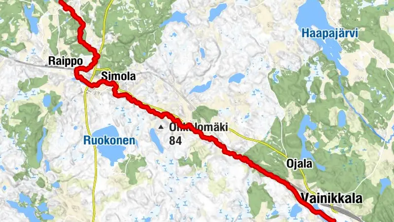Alajoki Canoe Route, Lappeenranta