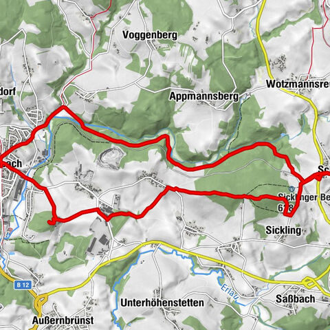 Wanderung von Schiefweg nach Röhrnbach oder alle Wege führen nach Amerika