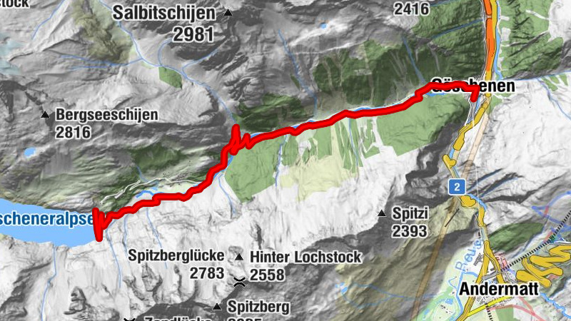 Göschenen-Göscheneralp Stausee