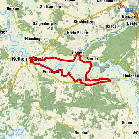 Morgenland - Frankenfeld - Bosse - Rethem (Aller)