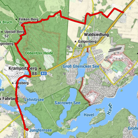 Berlin - Krampnitz - Kellerberg - Potsdam