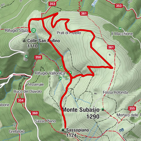 Assisi - Rifugio Vallonica - Sassopiano