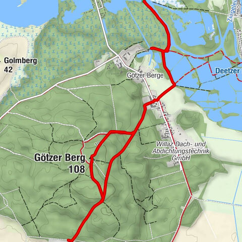 Götz - Aussichtsturm "Götzer Berg" - Götzer Berg - Deetz