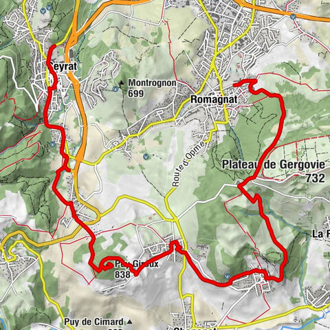 Romagnat - Les Goules - Puy Giroux - Ceyrat