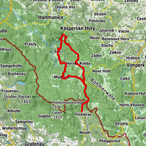 Bučina u Kvildy - Sv. Štěpán - Fram - Nejsvětější Trojice