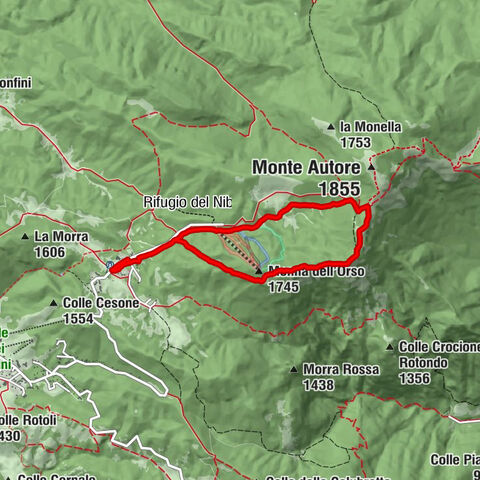 Campo dell'Osso - Le Vedute - Monna dell'Orso - Il cristallo di neve "da Monachella"
