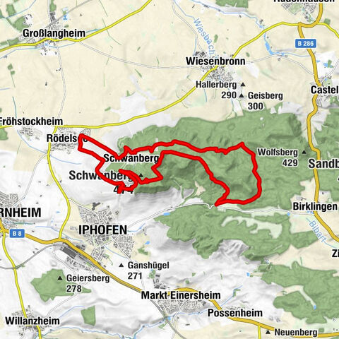 Rödelsee - Conradseck - Schwanberg