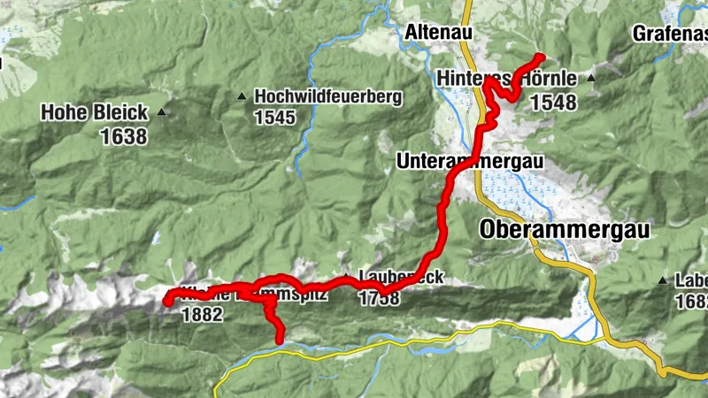 Long-distance hiking trail - Maximiliansweg