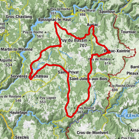 Bike and cheese circuit in Xaintrie blanche